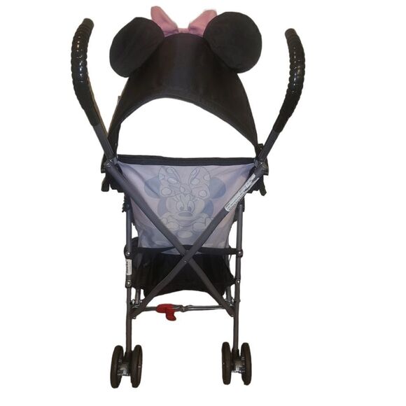 Disney Baby Comfort Height Character Umbrella Stroller with Basket, Peeking Minn - Picture 3 of 3